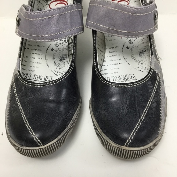 S.Oliver Leather Velcro Pumps Shoes - Picture 4 of 16